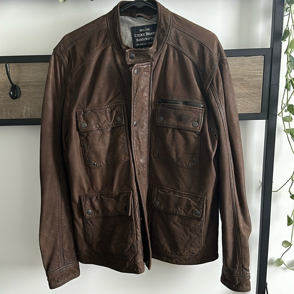 Lucky Brand Handcrafted Leather Jacket